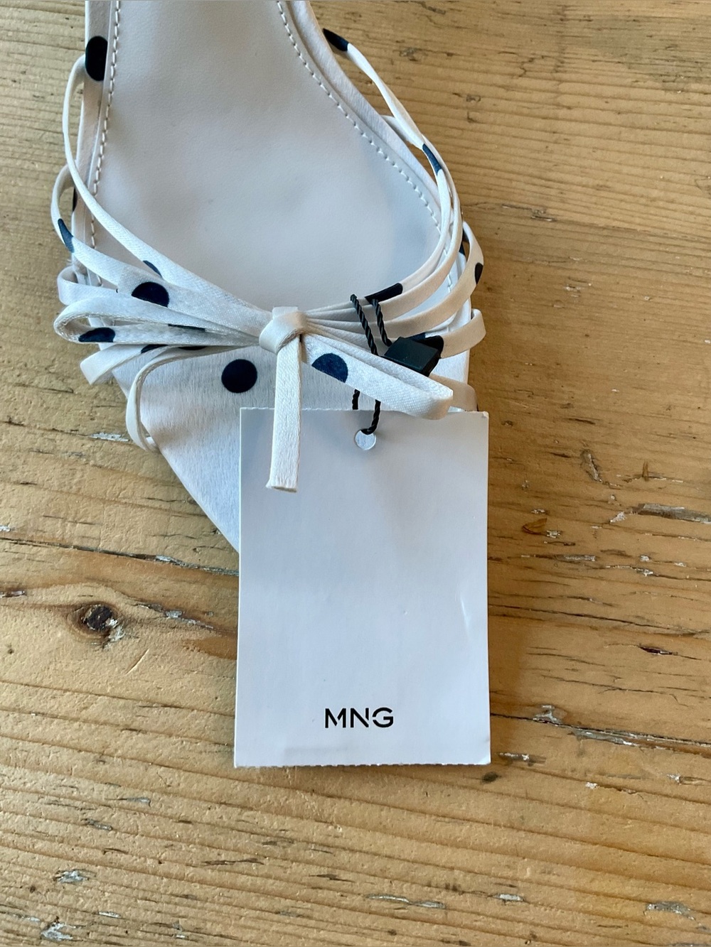 NWT Mango Polka-dot sandals size 8 1/2 - Picture 7 of 9